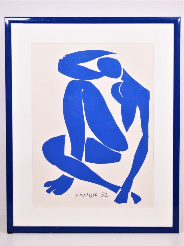Henri Matisse - Nu Blue IV - ingekaderde print